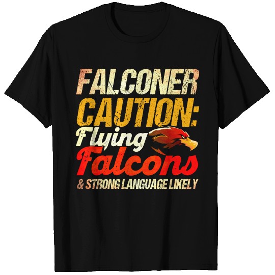 Falconer Falcon Falconry gift T-shirt