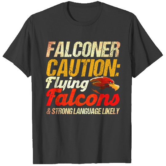 Falconer Falcon Falconry gift T-shirt