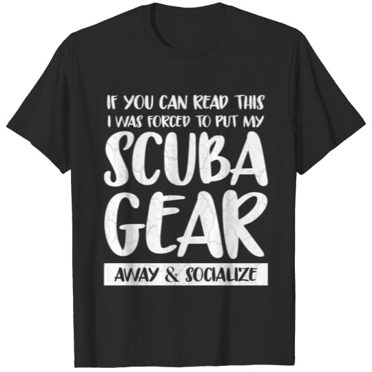 Discover Funny Scuba Diving Diver Gift Scuba Gear Dive Flag T-shirt