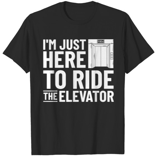 Discover Elevator Buttons Mechanic Technician Door Lift T-shirt