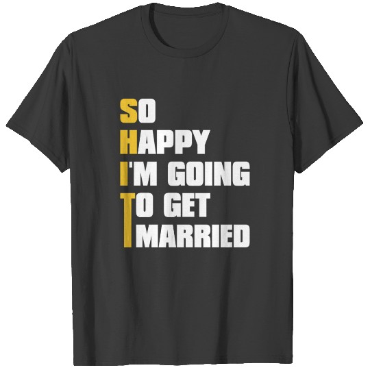 Mens Sarcastic Bachelor Party Stag Groomsmen T-shirt