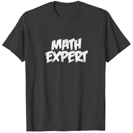 Math Expert Apparel T-shirt