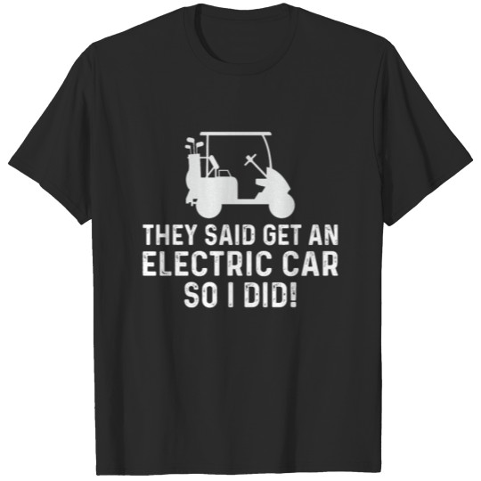 Discover Golf Cart Golfers T-shirt