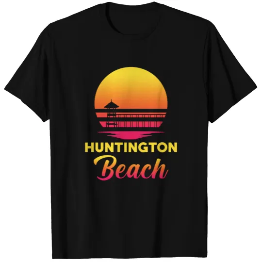Huntington Beach Retro Souvenir T-shirt