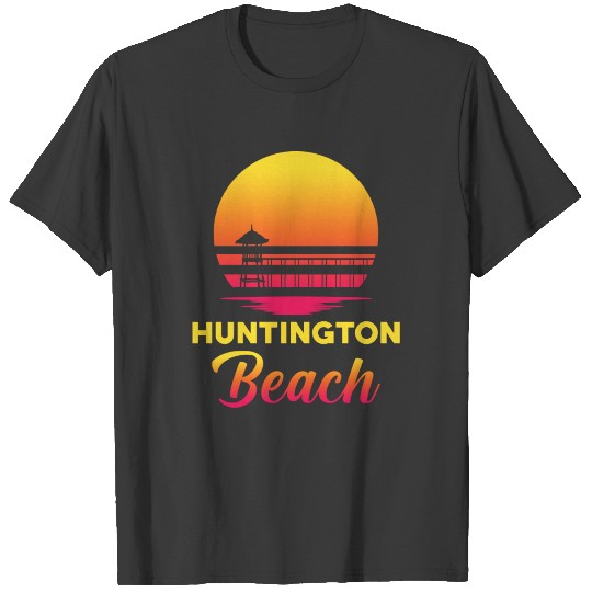 Huntington Beach Retro Souvenir T-shirt