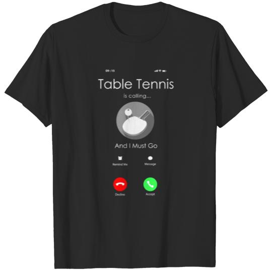 Discover Ping Pong Table Tennis Phone T-shirt