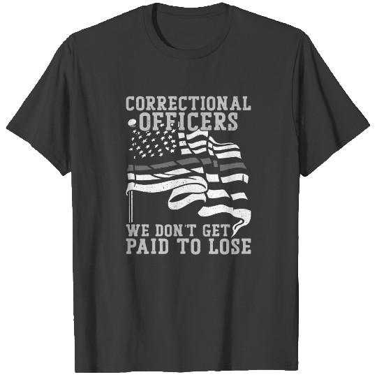 Correctional Officer Patriotic Usa T-shirt