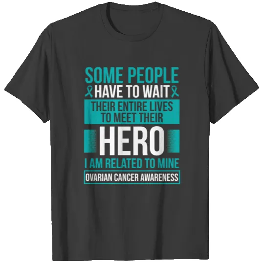Ovarian Cancer Ribbon Ovarian Cancer Warrior T-shirt