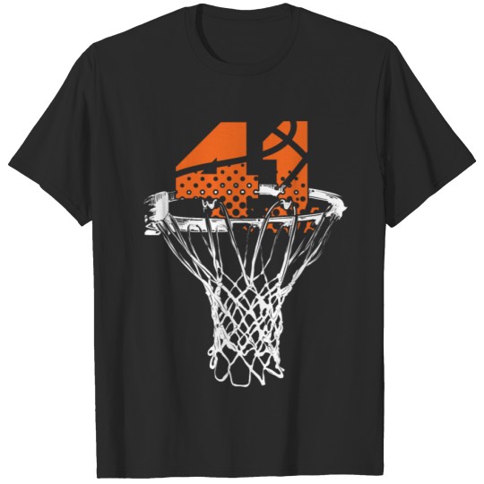 Discover 41th Birthday Basketball T-shirt