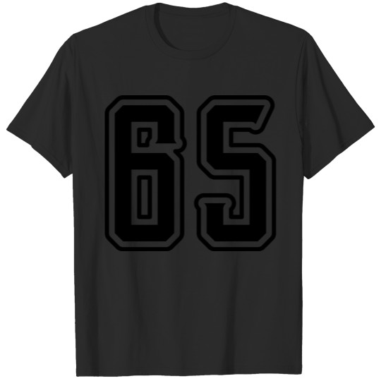 Discover 65 Number symbol T-shirt