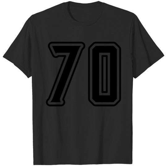 Discover 70 Number symbol T-shirt