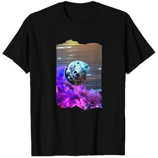 Abstrakt Fantasy Art UFO Incoming T-shirt