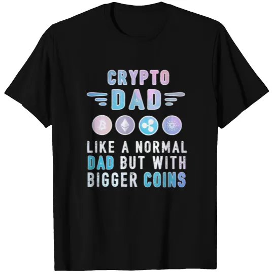 Bitcoin Crypto Father Dad Trader Crypto T-shirt