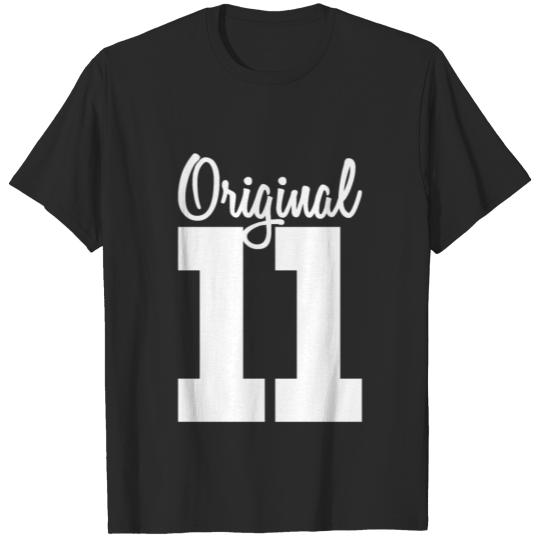 Discover 11th Birthday Women Men Original Vintage 2011 T-shirt