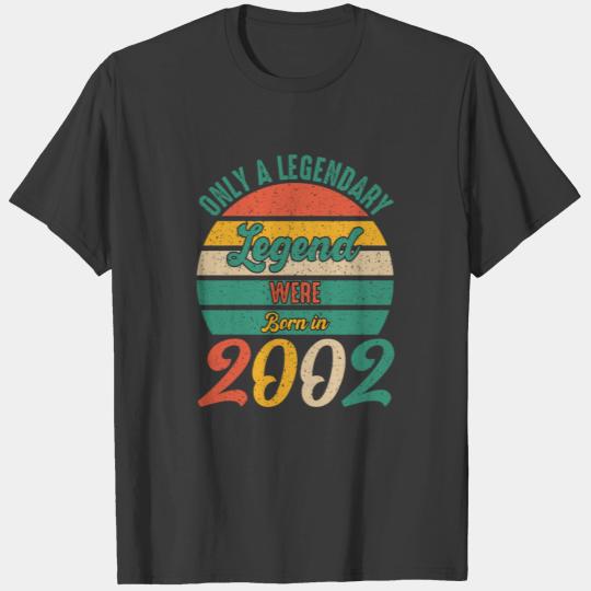 2002 Birthday Year Anniversary 20th Birthday T-shirt