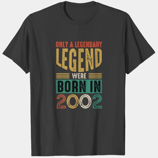 2002 Birthday Year Anniversary 20th Birthday T-shirt