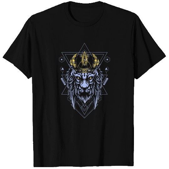 Geometric Lion King T-shirt