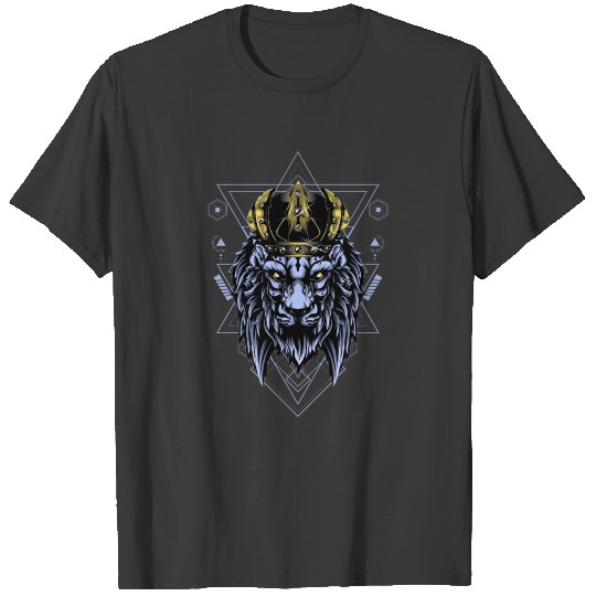 Geometric Lion King T-shirt
