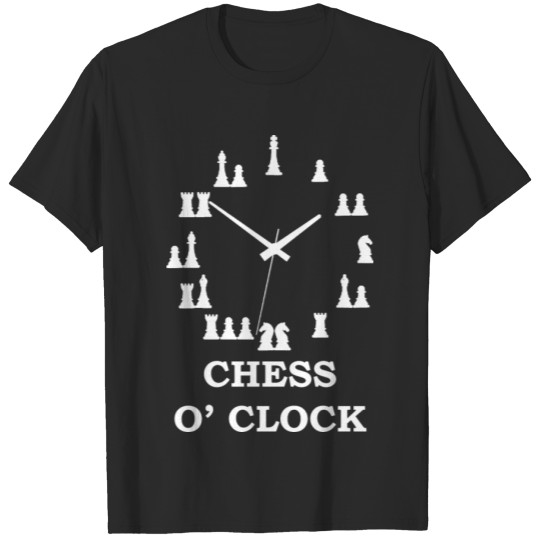 Discover Chess O Clock White T-shirt