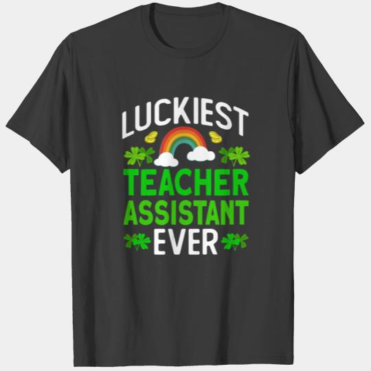 Lucky teacher assistant - Irish St Patricks Day T-shirt