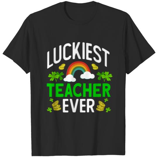 Discover Lucky teacher - Irish St Patricks Day T-shirt