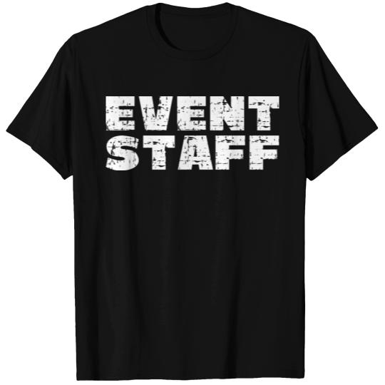 Event Staff Back Design Party Crew Concert Uniform T-shirt