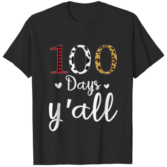 Discover 100 days yall T-shirt