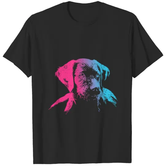 Colorful Labrador Puppy For Dog Lovers T-shirt