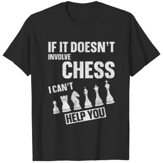 Discover Chess Player Piece Vintage Retro T-shirt
