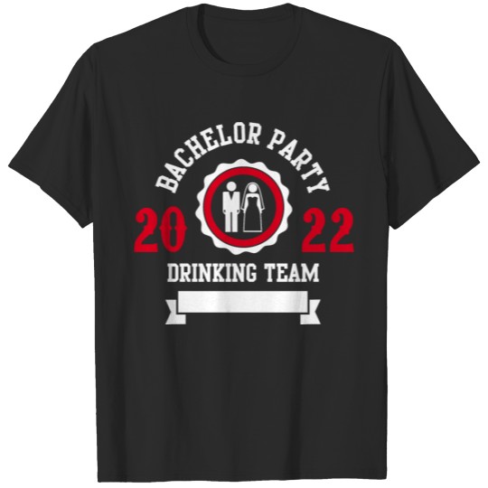 Discover Bachelor Party 2022 Drinking Team Husband to be T-shirt