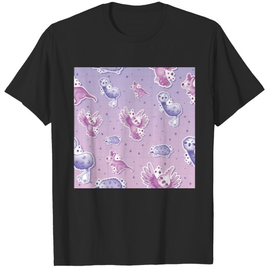 Kawaii Australian Animals Pattern T-shirt