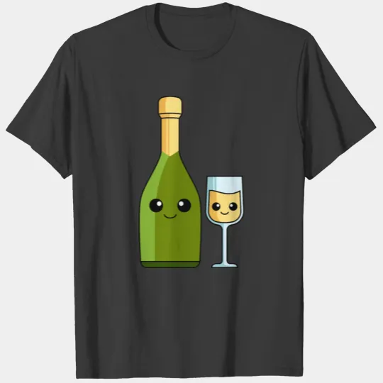 Champagne comic T-shirt