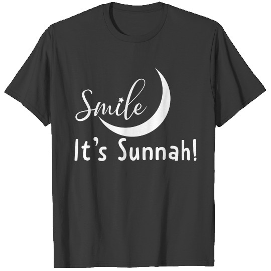 Smile it's sunnah! , ramadan kareem, muslims gift T-shirt