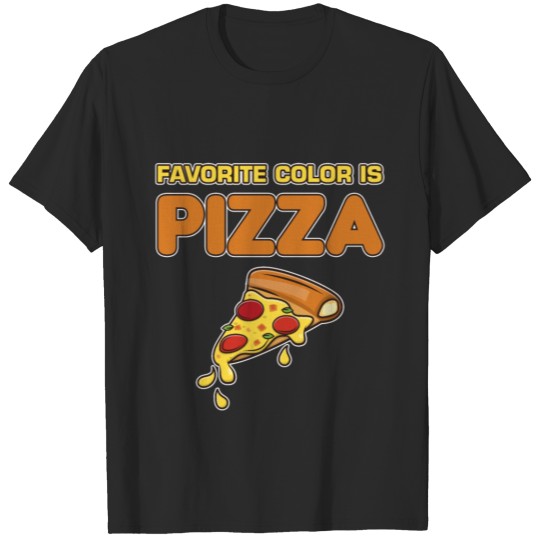 Discover Favorite Color Is Pizza Lover Pepperoni Carbohydra T-shirt