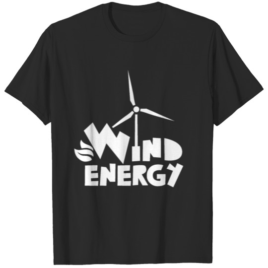 Discover Wind Energy Power Renewables Windmill T-shirt