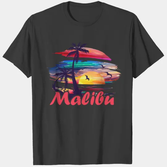 Malibu Inscription. T-shirt