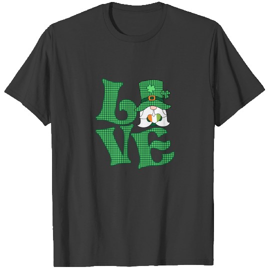 Discover Love St Patrick's Day Gnome T-shirt