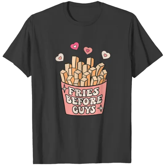 Fries Before Guys Mommy And Me Matching Valentine T-shirt