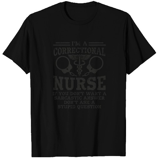 Correctional Nurse Nursing Prison Faciliity T-shirt