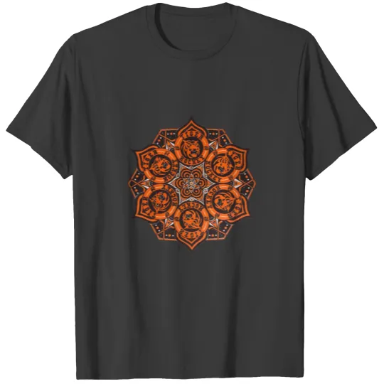 Tigers Mandala Logo T-shirt