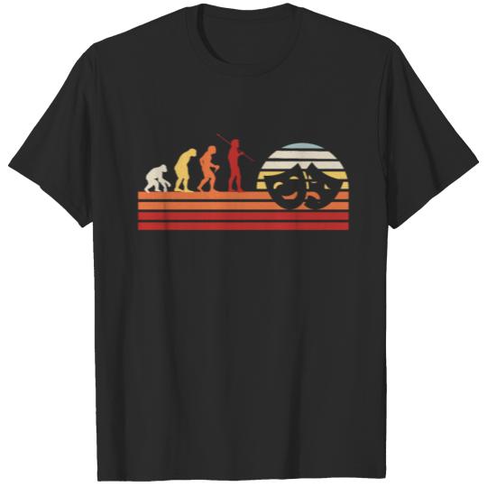 Discover Retro Theatre Actor Drama Vintage Theater T-shirt