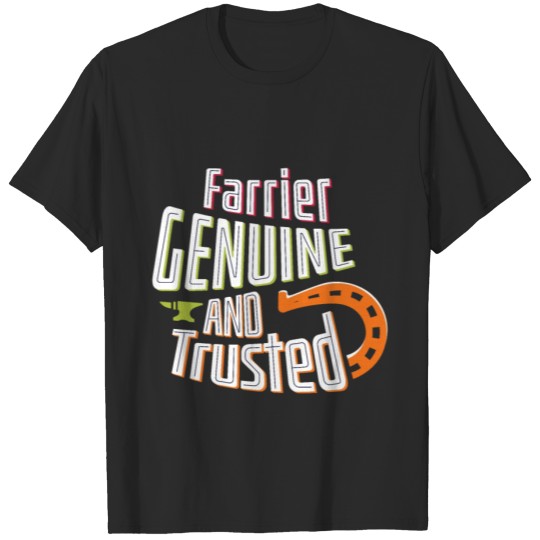 Discover Farrier Knowledge Horseshoe Hoof Trimming Equine T-shirt