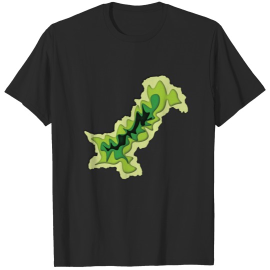 Discover pakistan maps T-shirt