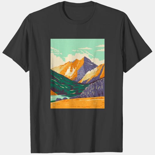 Maroon Bells in the Elk Mountains Maroon Peak WPA T-shirt