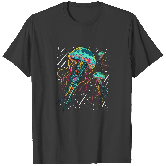 Colorful Jellyfish Ocean Animal Jelly Fish T-shirt