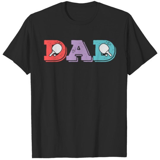 Discover Ping Pong Dad Figurer Pose Retro Table Tennis T-shirt