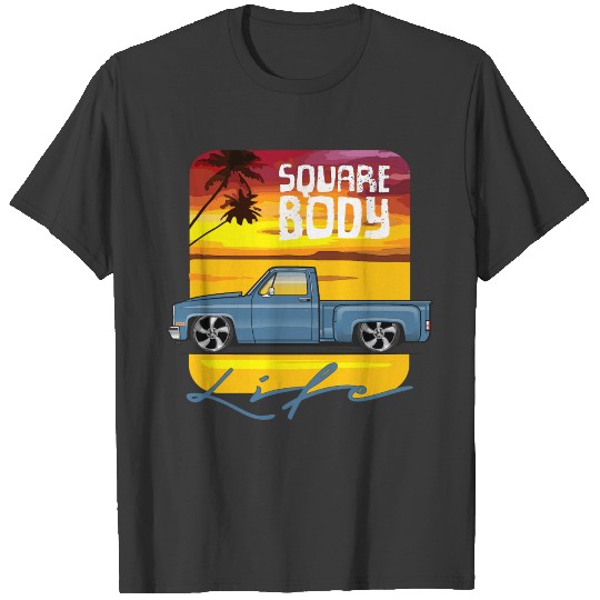 Square Body Life Blue T-shirt