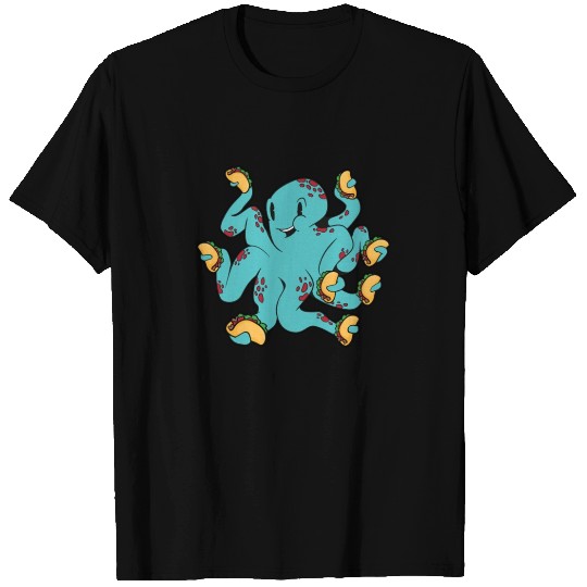 Kraken Octopus Taco Tentacle Taco Lover T-shirt
