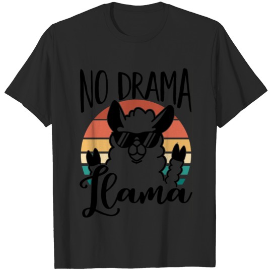 Discover No Drama Llama - funny llama alpaca saying T-shirt