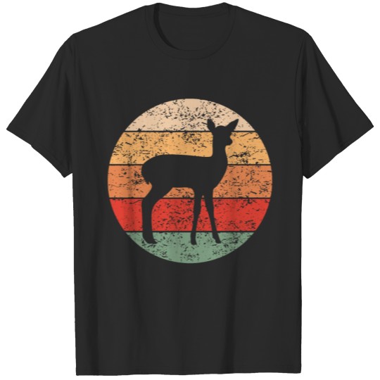 Discover Roe Deer Retro Forest Animal Lovers Gift T-shirt